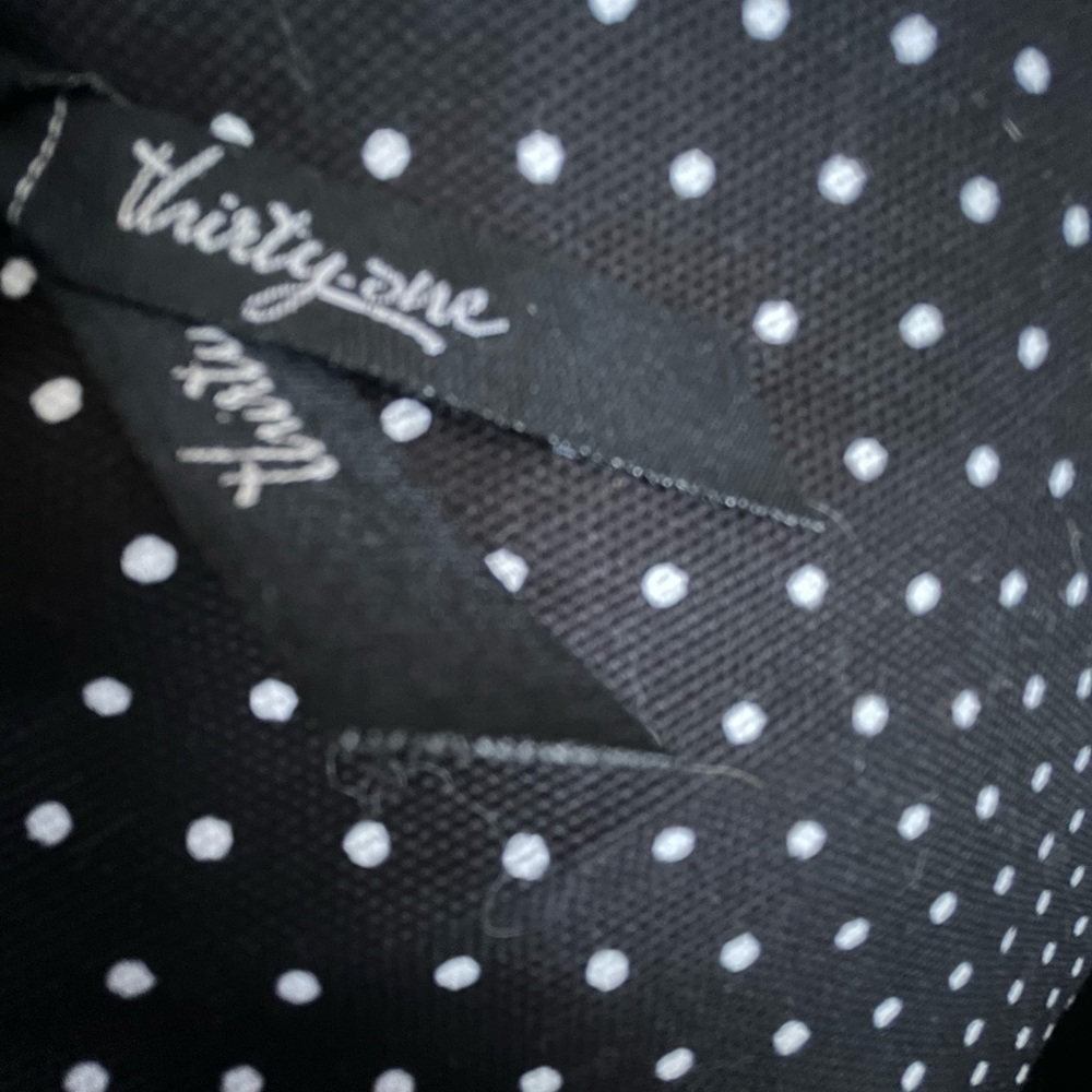 Thirty-One Elegant navy & white polkadot  Fabric